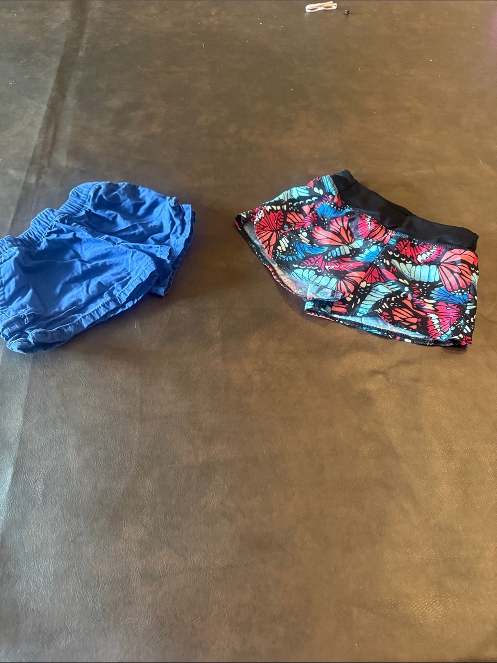 Kids Blue Butterfly Print Swim Shorts - Unbranded